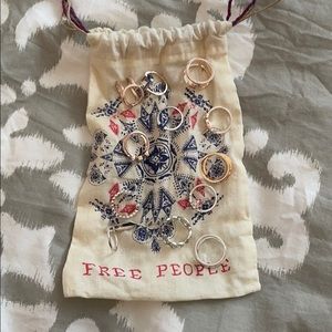free people ring set